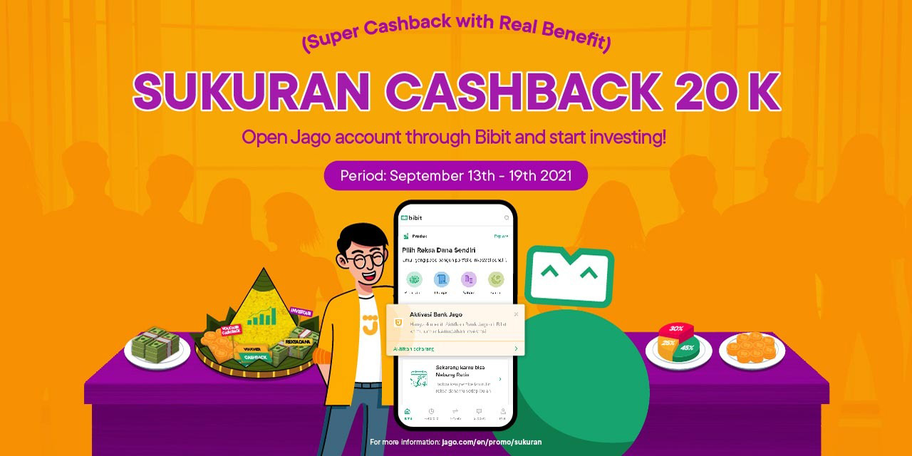 Don T Have A Jago Account Yet Hurry Up Create Your Jago Account And Invest In Bibit Mutual Funds So You Can Sukuran Super Kesbek Untung Beneran Bank Jago<script async src=